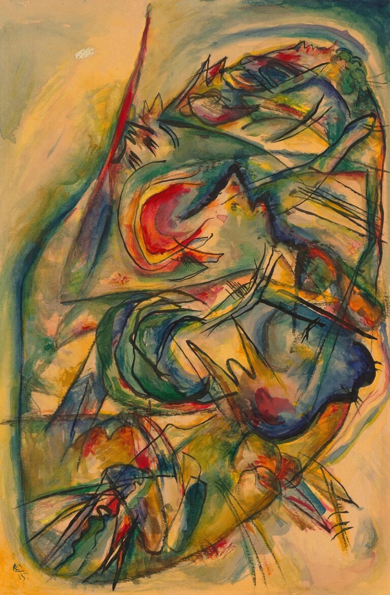 Ongedateerd (Improvisatie) - Wassily Kandinsky