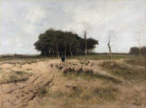 Op de heide bij Laren - Anton Mauve