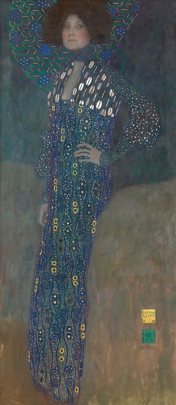 Portret van Emilie Flöge - Gustav Klimt