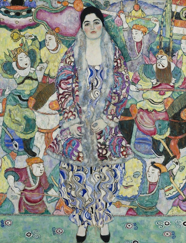 Portret van Friederike Maria Beer - Gustav Klimt