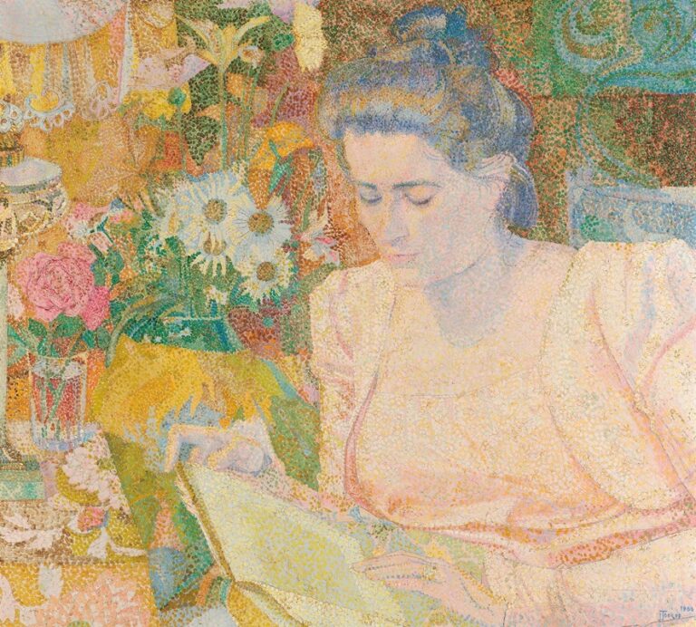 Portret van Marie Jeannette de Lange - Jan Toorop
