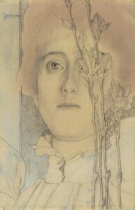 Portret van een onbekende vrouw - Jan Toorop