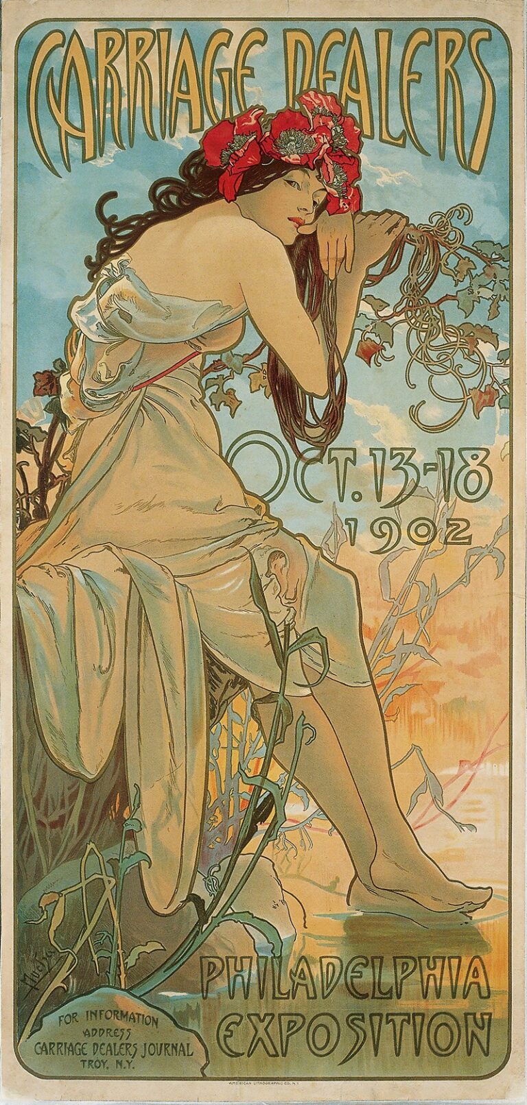 Rijtuighandelaren - Alphonse Mucha