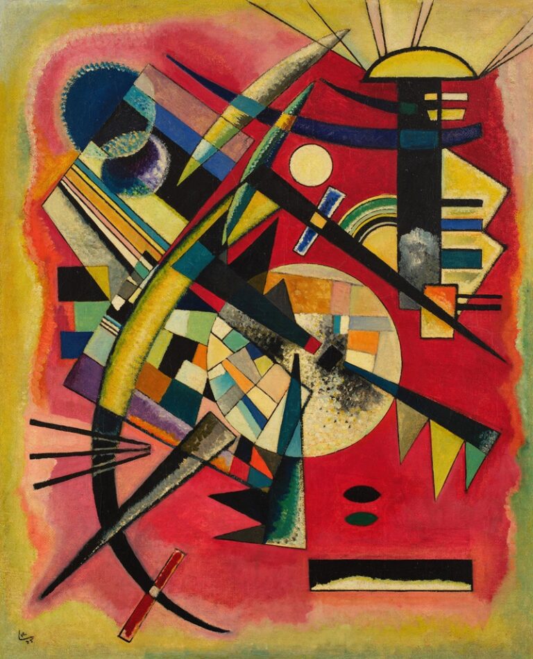 Rode diepte - Wassily Kandinsky