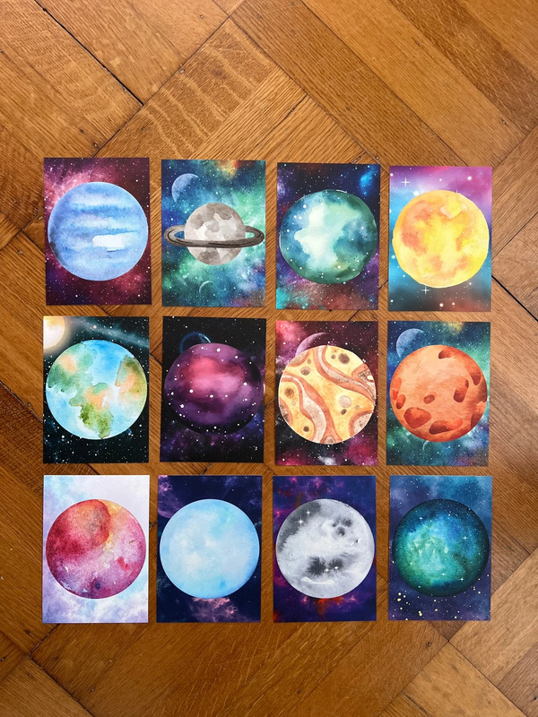 Ruimte en planeten kinderkamer – A6