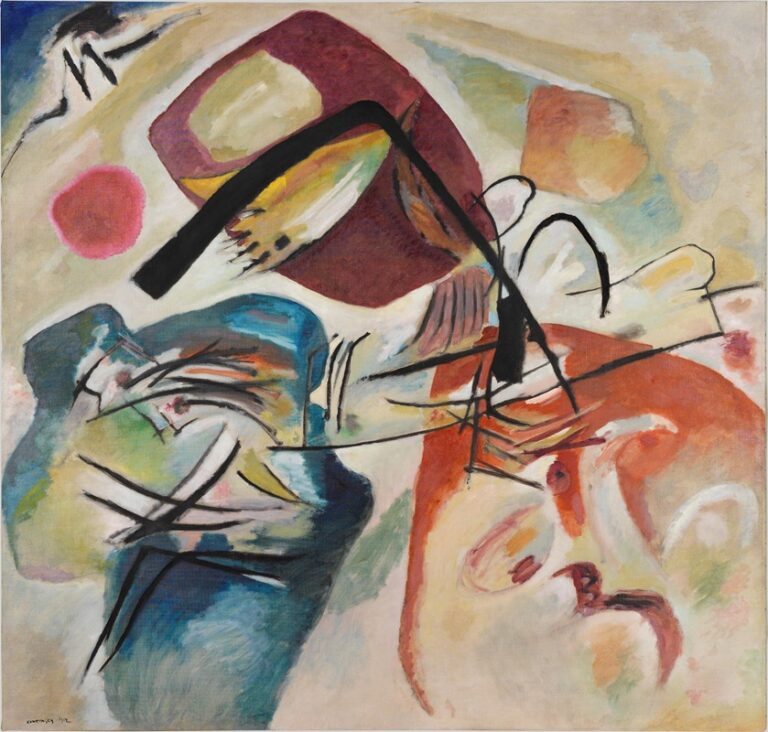 Schilderij met zwarte boog - Wassily Kandinsky