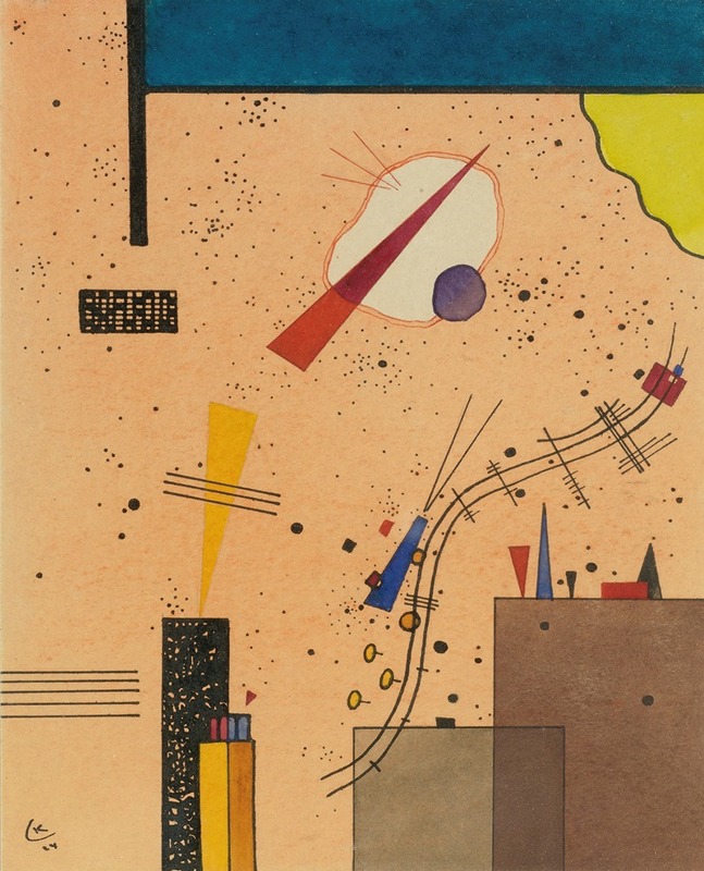 Sproeiing - Wassily Kandinsky