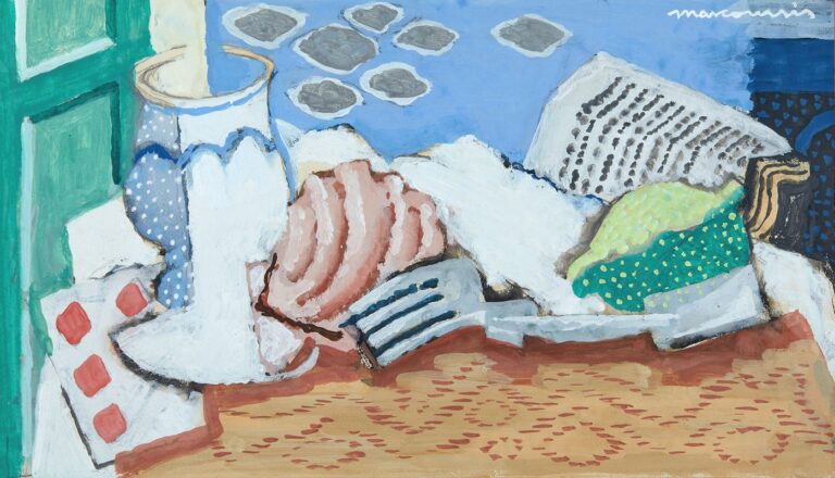Stilleven met krant - Louis Marcoussis