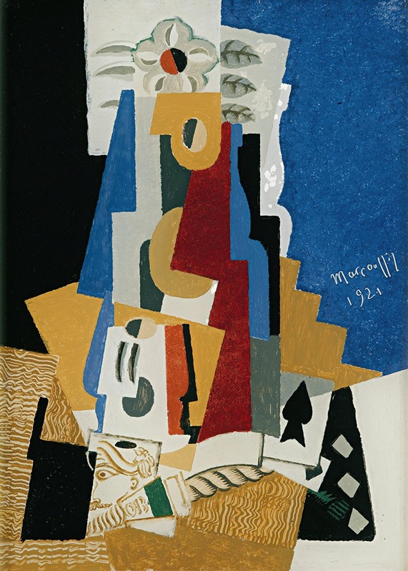 Stilleven met schoppenaas - Louis Marcoussis