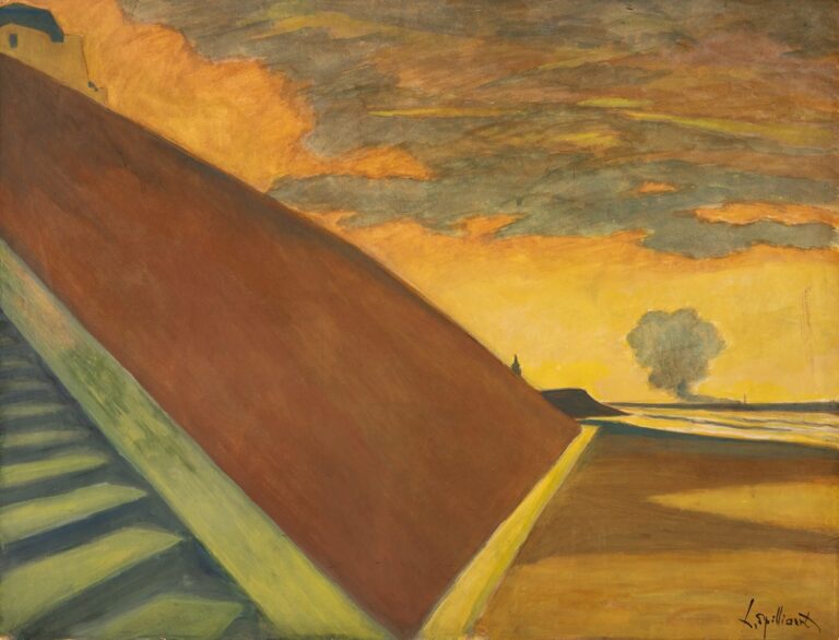 Trap bij gele schemering - Léon Spilliaert