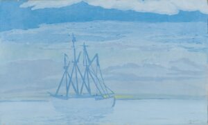 Trawler op zee - Léon Spilliaert