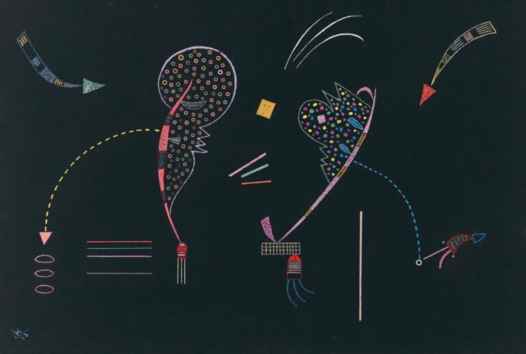 Twee kusten - Wassily Kandinsky