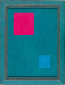 Twee vierkanten - Wassily Kandinsky