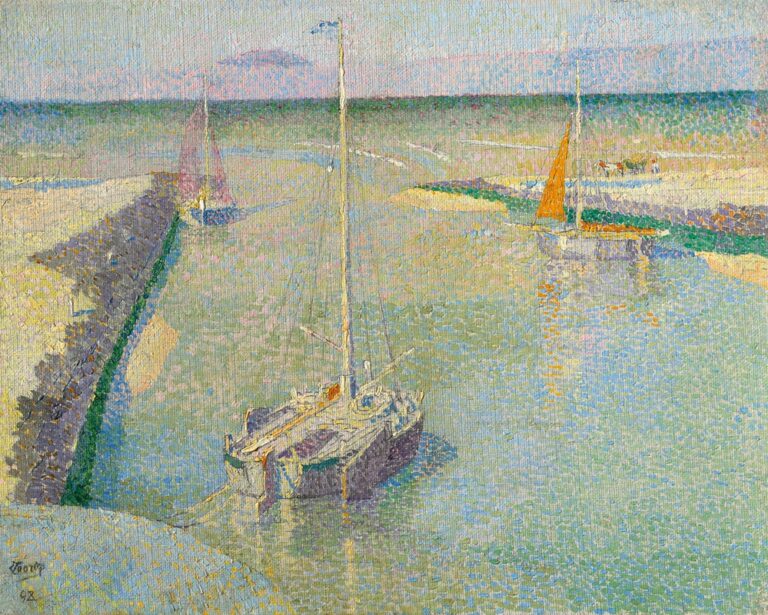 Uitmonding van de Rijn bij Katwijk - Jan Toorop
