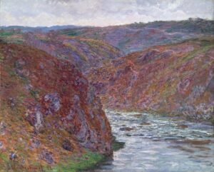 Vallei van de Creuse (grijze dag) - Claude Monet