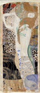 Vriendinnen (Waterslangen I) - Gustav Klimt