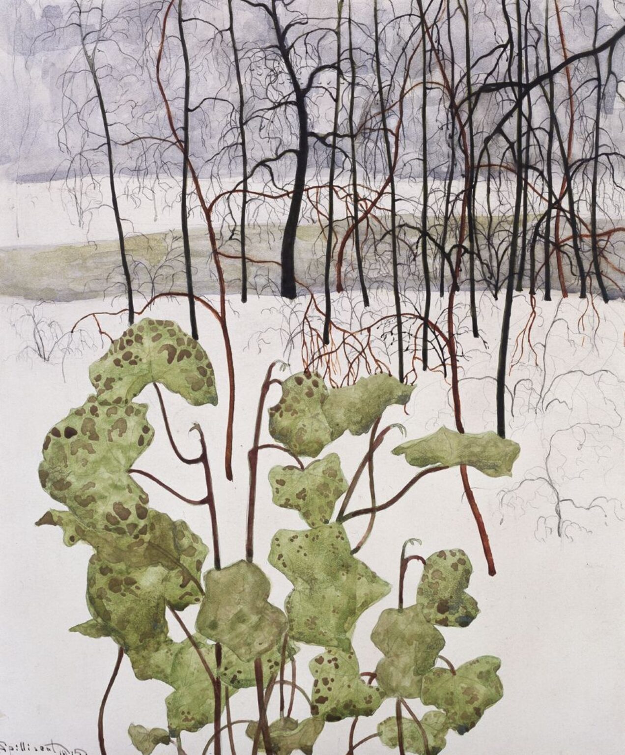 Winterlandschap - Léon Spilliaert