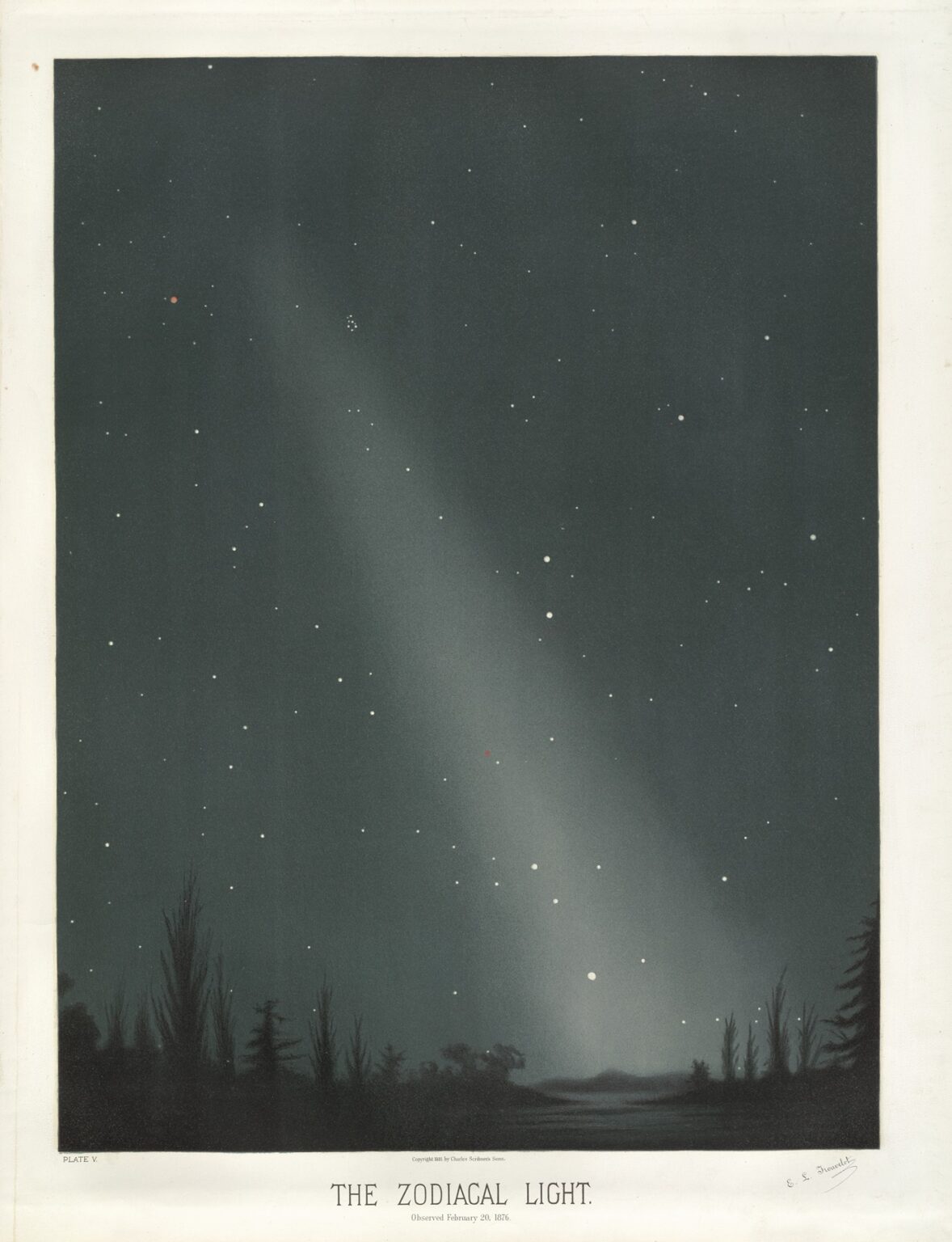 Zodiakaal licht - Étienne Léopold Trouvelot