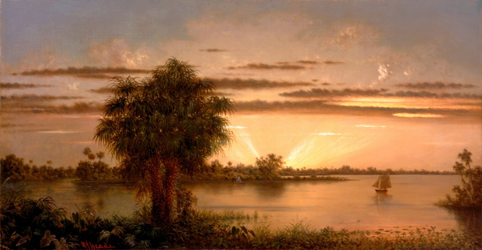 Zonsopkomst in Florida - Martin Johnson Heade